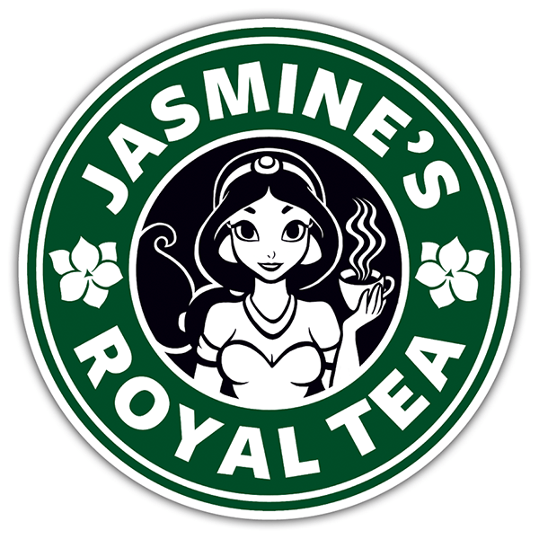 Car & Motorbike Stickers: Jasmine Royal tea