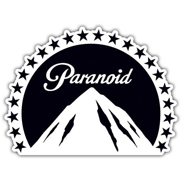 Car & Motorbike Stickers: Paranoid