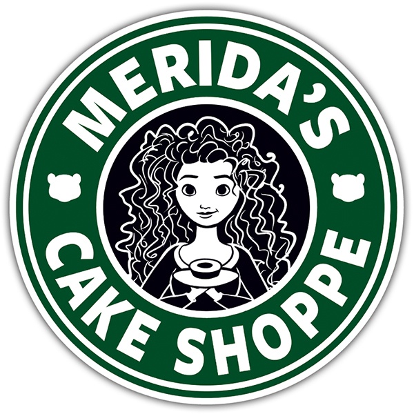 Car & Motorbike Stickers: Merida Cake Shoppe