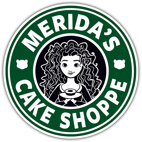 Car & Motorbike Stickers: Merida Cake Shoppe