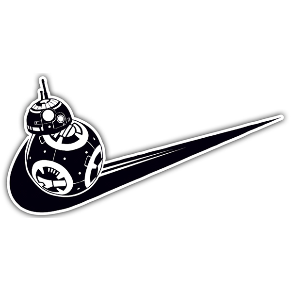 Car & Motorbike Stickers: BB8 Nike