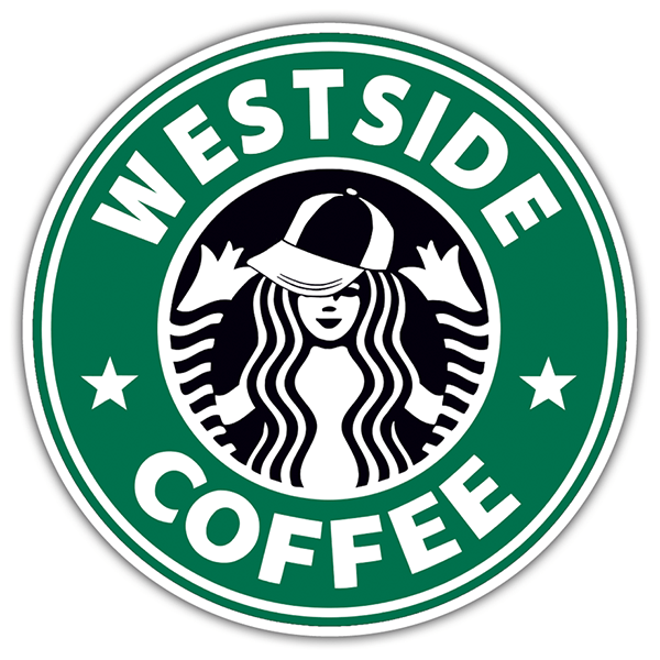 Car & Motorbike Stickers: Westside Coffee