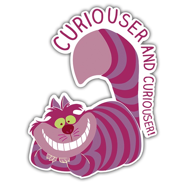 Car & Motorbike Stickers: Cheshire Cat