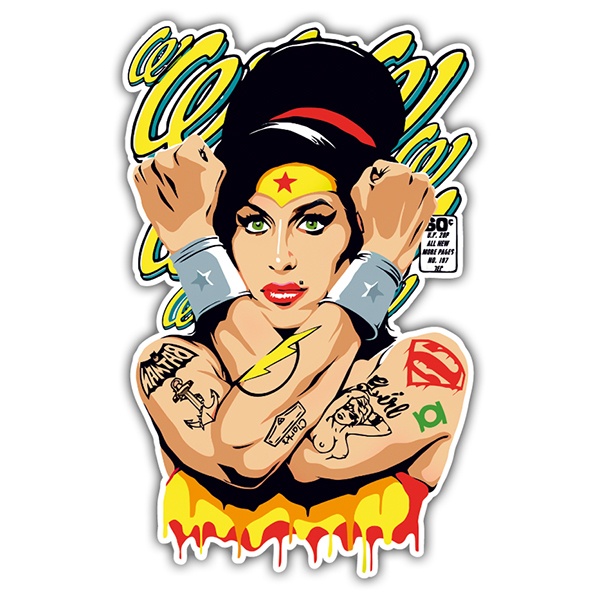 Car & Motorbike Stickers: Amy Winehouse