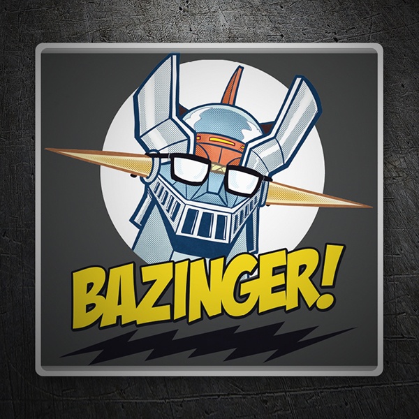 Car & Motorbike Stickers: Mazinger Z in The Big Bang Theory