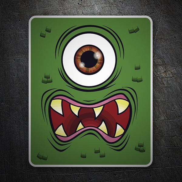 Car & Motorbike Stickers: One eye Monster