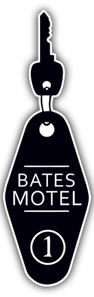 Car & Motorbike Stickers: Room Key 1 Bates Motel