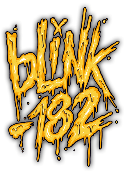Car & Motorbike Stickers: Blink 182