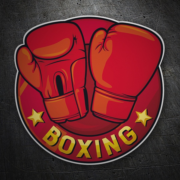 Car & Motorbike Stickers: Boxing gloves