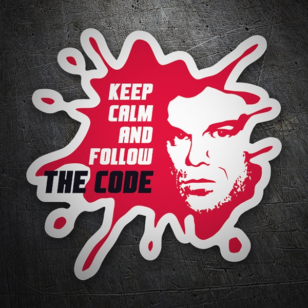Car & Motorbike Stickers: Dexter The Code