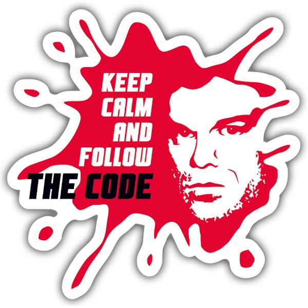 Car & Motorbike Stickers: Dexter The Code