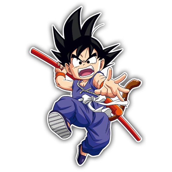 Sticker Goku Attack Dragon Ball Muraldecal Com