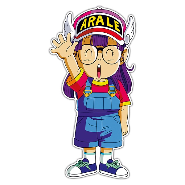 Car & Motorbike Stickers: Arale