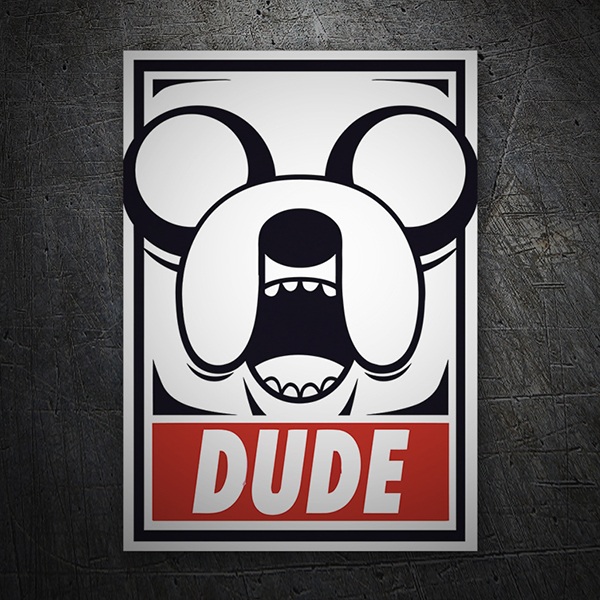 Car & Motorbike Stickers: Jake, the dog