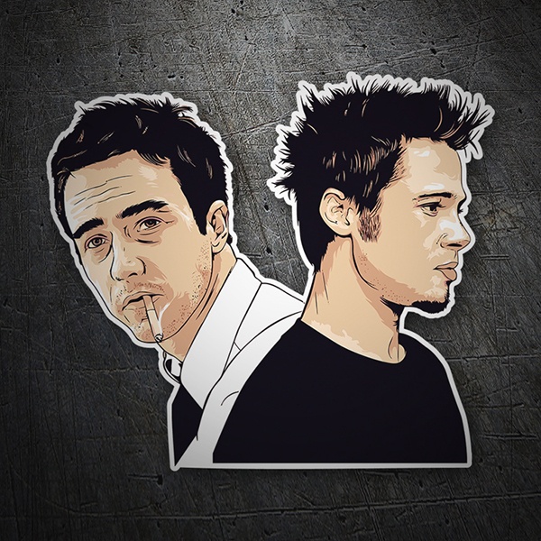 Car & Motorbike Stickers:  Tyler Durden