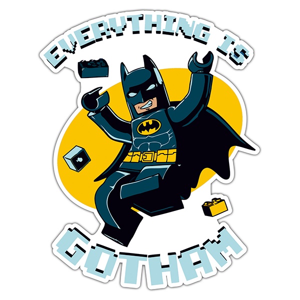 Sticker Batman Lego MuralDecal