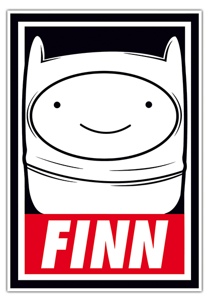 Car & Motorbike Stickers: Finn Obey