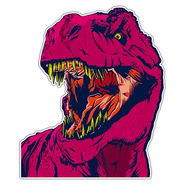 Car & Motorbike Stickers: T-Rex