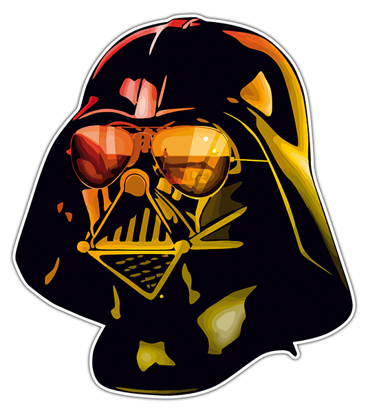 Car & Motorbike Stickers: Darth Vader with Sunglasses