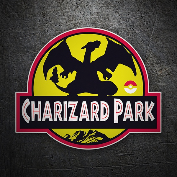 Car & Motorbike Stickers: Charizard Park
