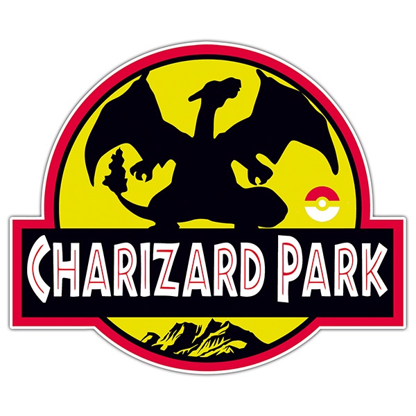 Car & Motorbike Stickers: Charizard Park