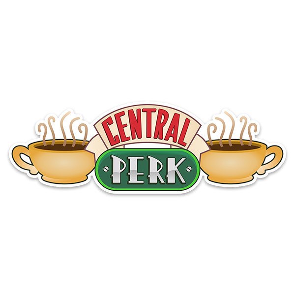 Car & Motorbike Stickers: Central Perk - Friends