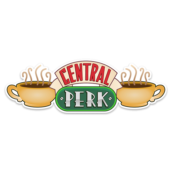 Car & Motorbike Stickers: Central Perk - Friends