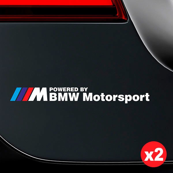 Car & Motorbike Stickers: BMW Motorsport White Kit