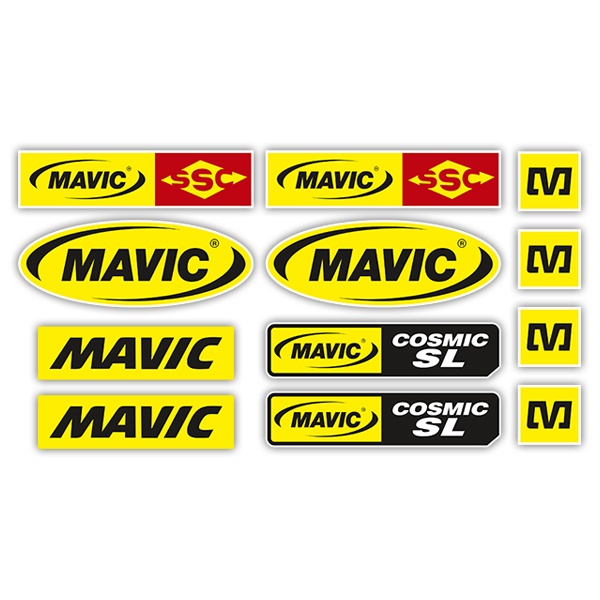 Car & Motorbike Stickers: Sticker Set Mavic