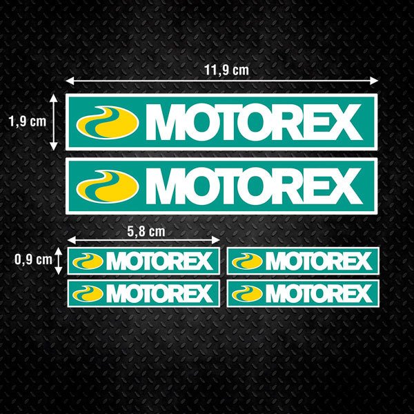 Car & Motorbike Stickers: Motorex Set