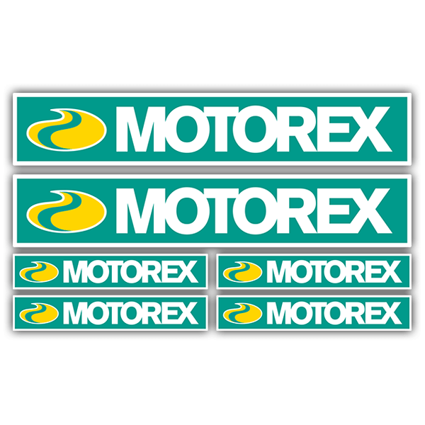 Car & Motorbike Stickers: Motorex Set