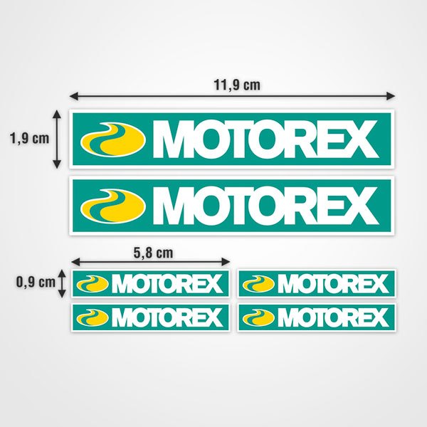 Car & Motorbike Stickers: Motorex Set