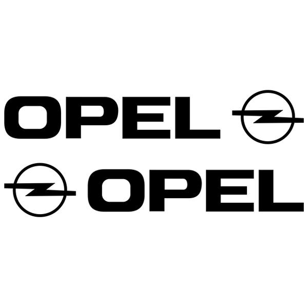 Car & Motorbike Stickers: Opel Logo