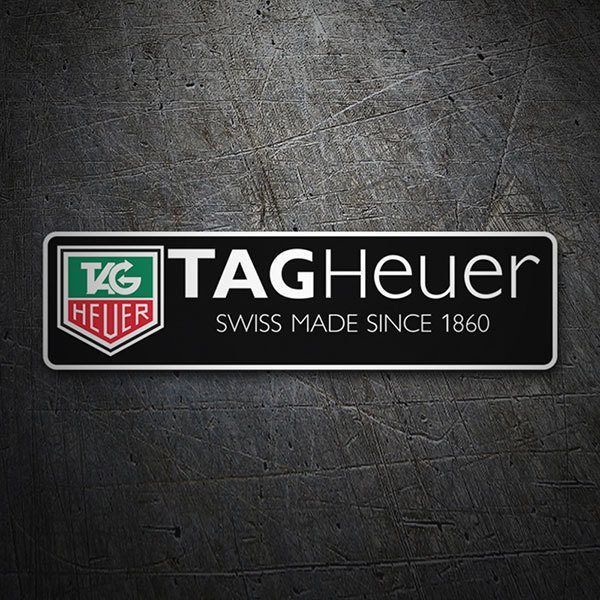 Car & Motorbike Stickers: Tag Heuer Swiss Made Since 1860