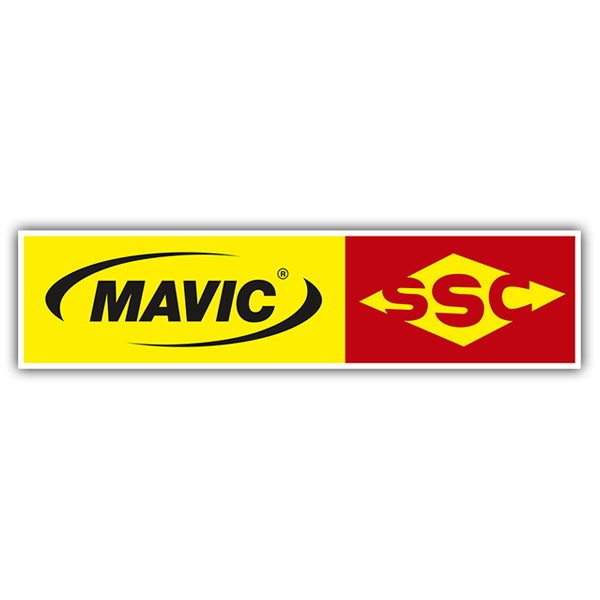 Car & Motorbike Stickers: Mavic SSC Logo with Arrows