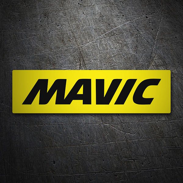 Car & Motorbike Stickers: Mavic in Uppercase Letters