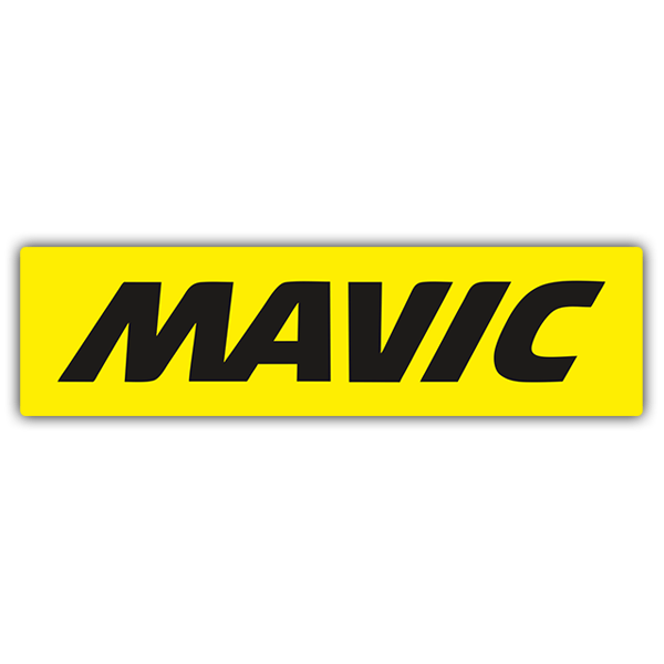 Car & Motorbike Stickers: Mavic in Uppercase Letters
