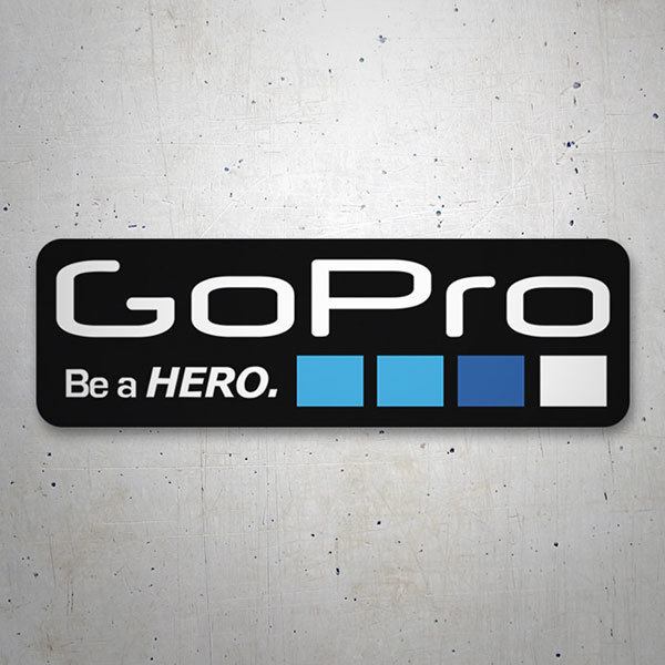 Car & Motorbike Stickers: GoPro black