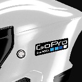 Car & Motorbike Stickers: GoPro black 3