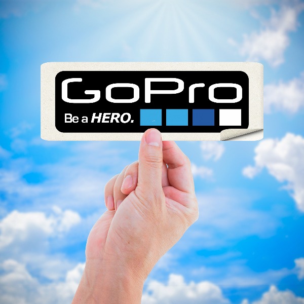 Car & Motorbike Stickers: GoPro black