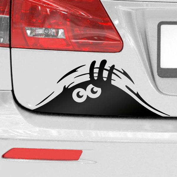 Car & Motorbike Stickers: Under the skirt of the car