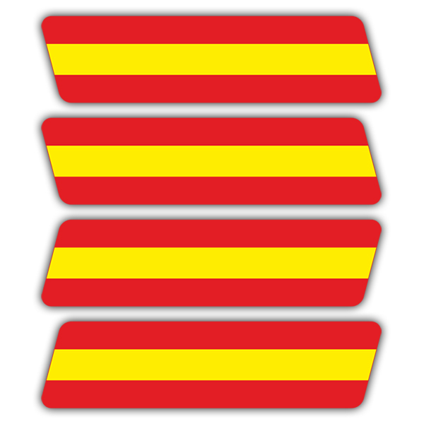 Car & Motorbike Stickers: Kit Spain motorcycle helmet