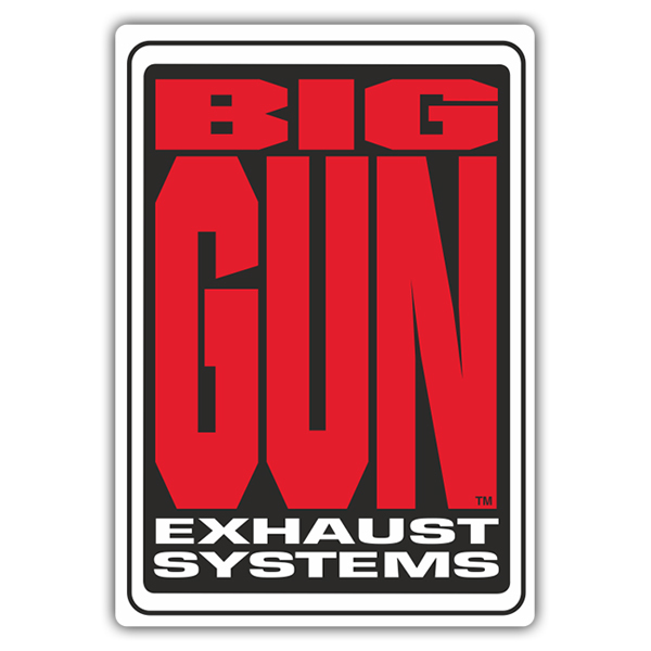 Car & Motorbike Stickers: Big Gun Exhaust Systems