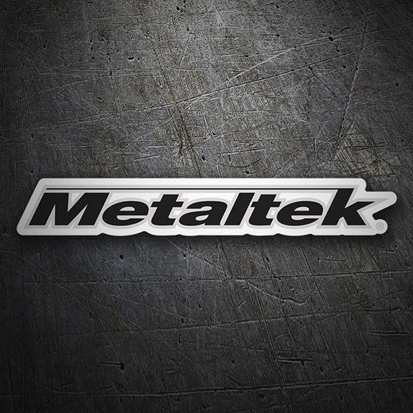 Car & Motorbike Stickers: Metaltek Logo 1
