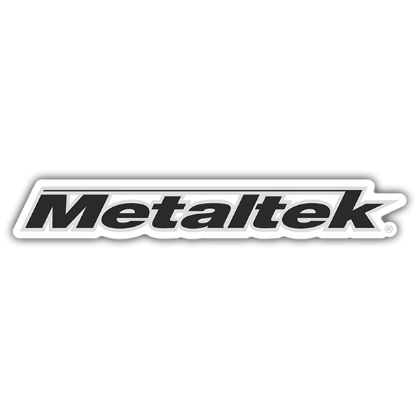 Car & Motorbike Stickers: Metaltek Logo