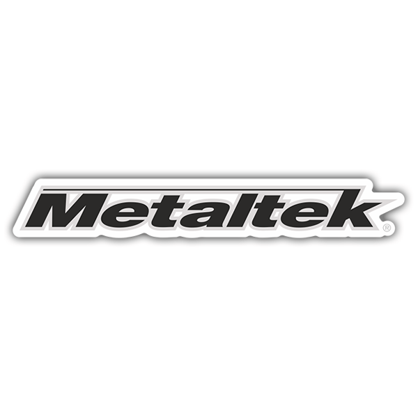 Car & Motorbike Stickers: Metaltek Logo 0
