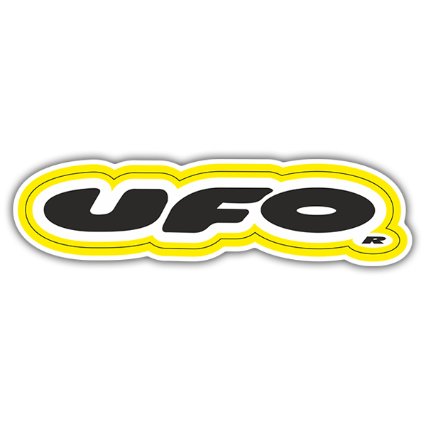 Car & Motorbike Stickers: UFO Logo 0