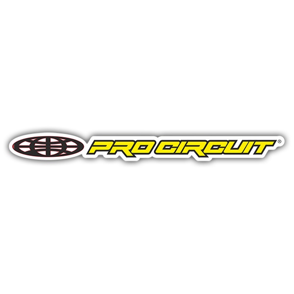 Car & Motorbike Stickers: Pro Circuit Logo