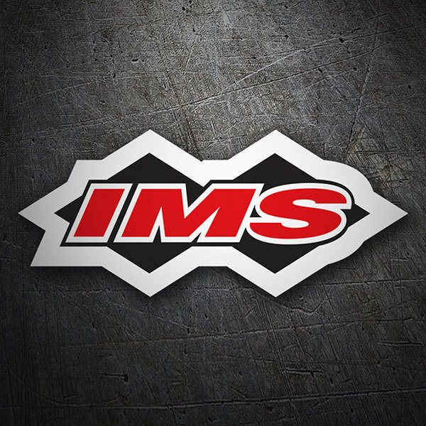 Car & Motorbike Stickers: IMS Logo in Red