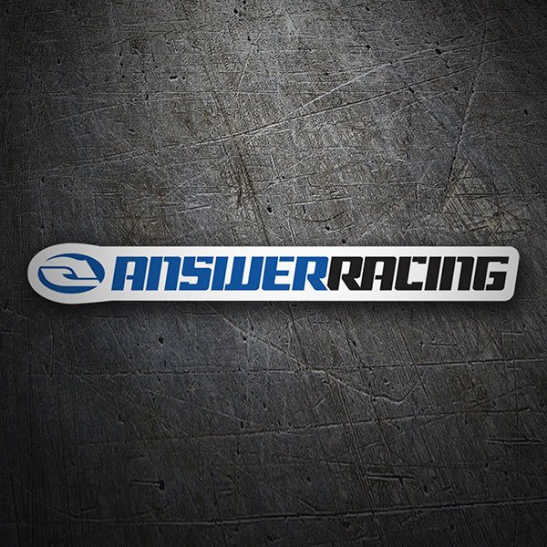 Car & Motorbike Stickers: Answer Racing